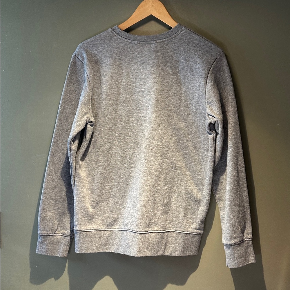 Nike Boys Air Jordan Gray Crewneck Sweatshirt with Black Logo sz XL - Picture 4 of 4